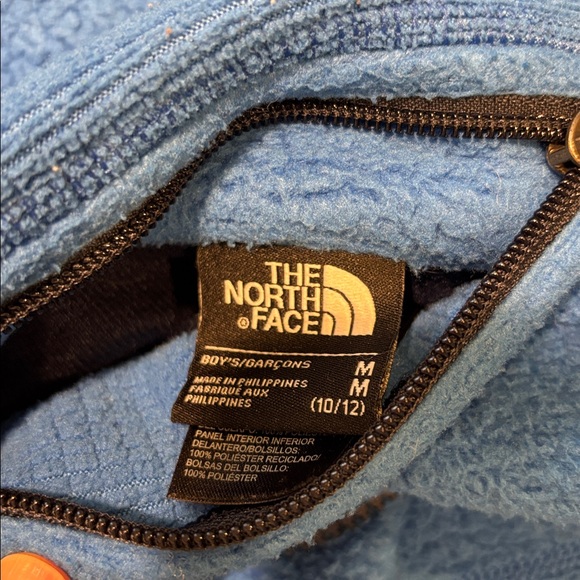 North face blue fleece jacket sz youth medium - Picture 6 of 6